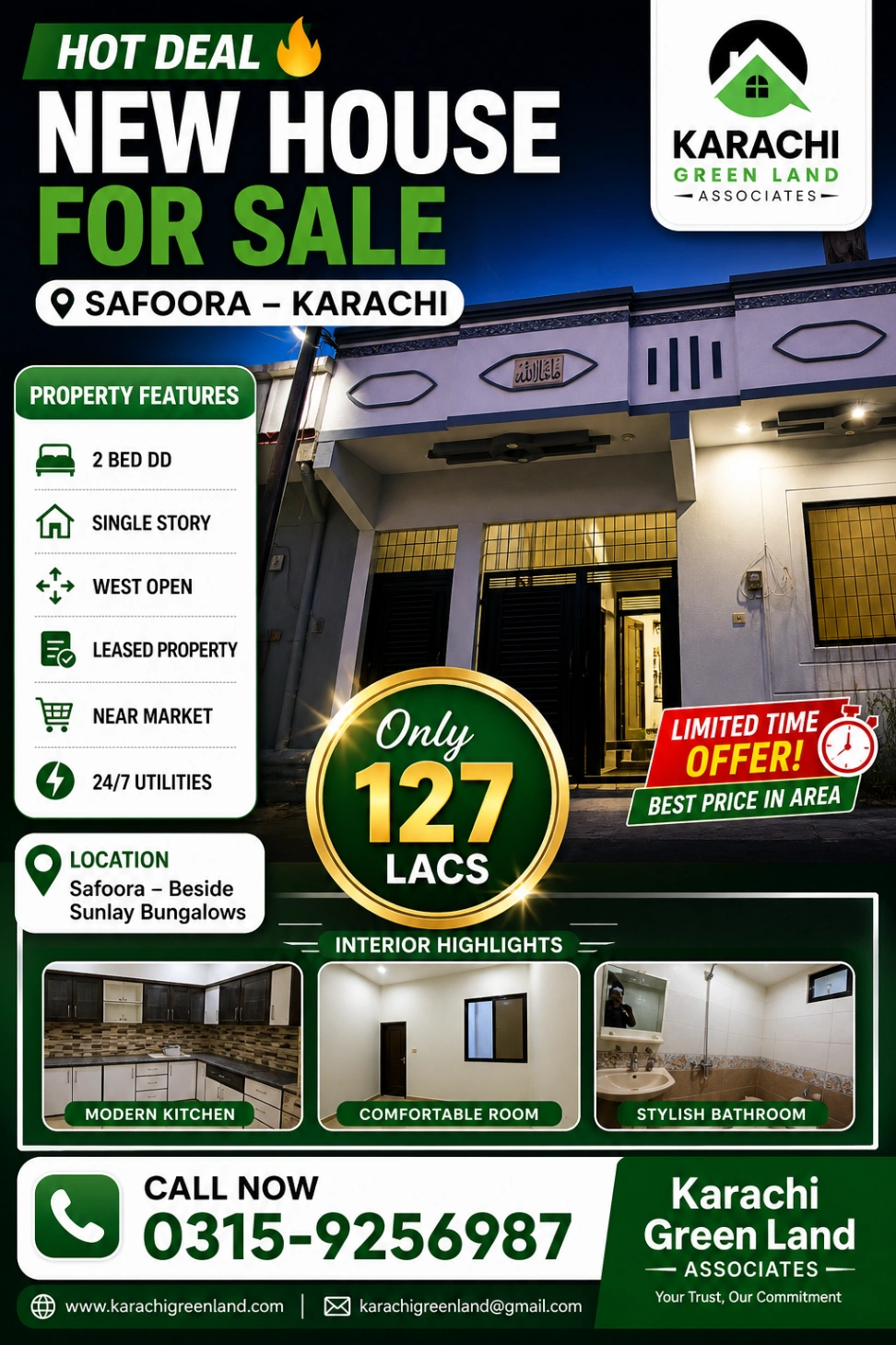 Hot Deal | 120 Sq Yards House for Sale in Safoora - Image 1